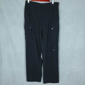 VTG Ralph Lauren Cargo Pants Mens 32x30 Black Label Utility Made in Italy Y2K